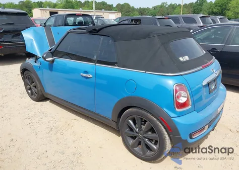 2013 Mini Convertible Cooper S from USA, damaged, VIN WMWZP3C53DT705016